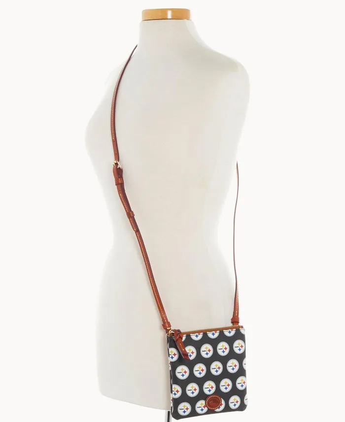 Dooney and Bourke Crossbodies NFL Steelers Small North South Top Zip Crossbody Steelers 8211 WomenMen Dooney and Bourke Crossbodies NFL Steelers Small North South Top Zip Crossbody Steelers 8211 WomenMen