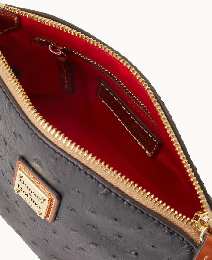 Dooney and Bourke Crossbodies Ostrich Mini Domed Crossbody Black 8211 WomenMen Dooney and Bourke Crossbodies Ostrich Mini Domed Crossbody Black 8211 WomenMen