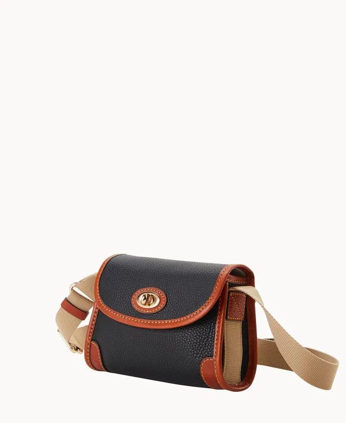 Dooney and Bourke Crossbodies Pebble Grain 18 Crossbody Black 8211 WomenMen