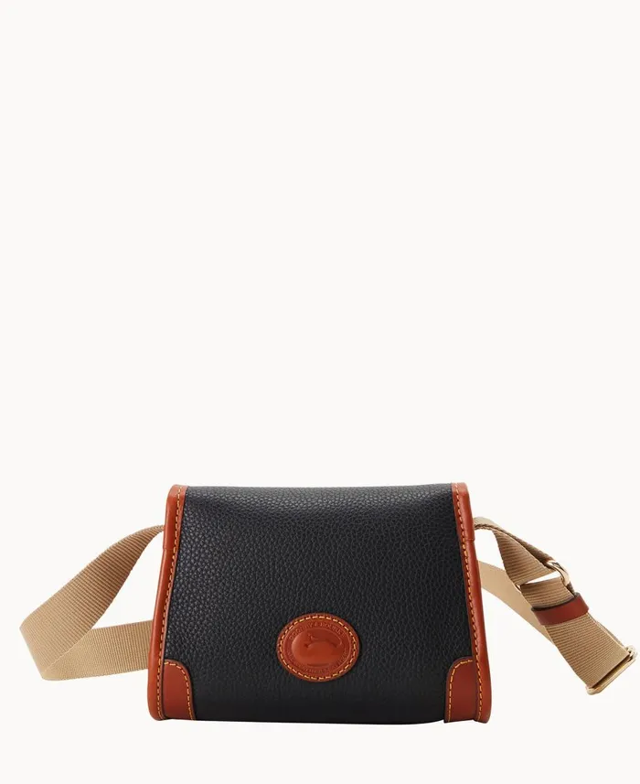 Dooney and Bourke Crossbodies Pebble Grain 18 Crossbody Black 8211 WomenMen