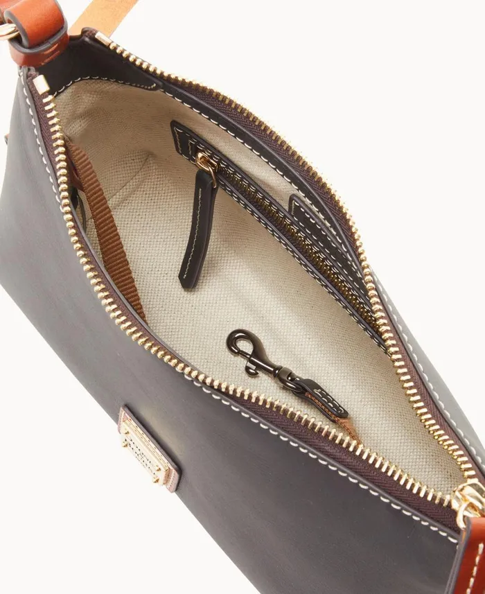 Dooney and Bourke Crossbodies Penrose Hobo Crossbody 22 Black 8211 WomenMen