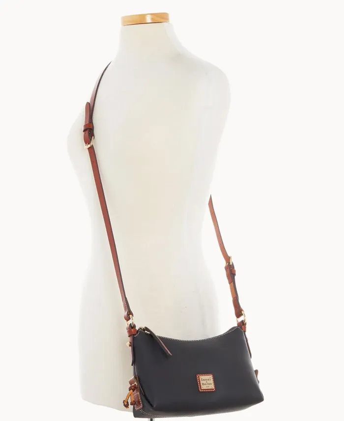 Dooney and Bourke Crossbodies Penrose Hobo Crossbody 22 Black 8211 WomenMen