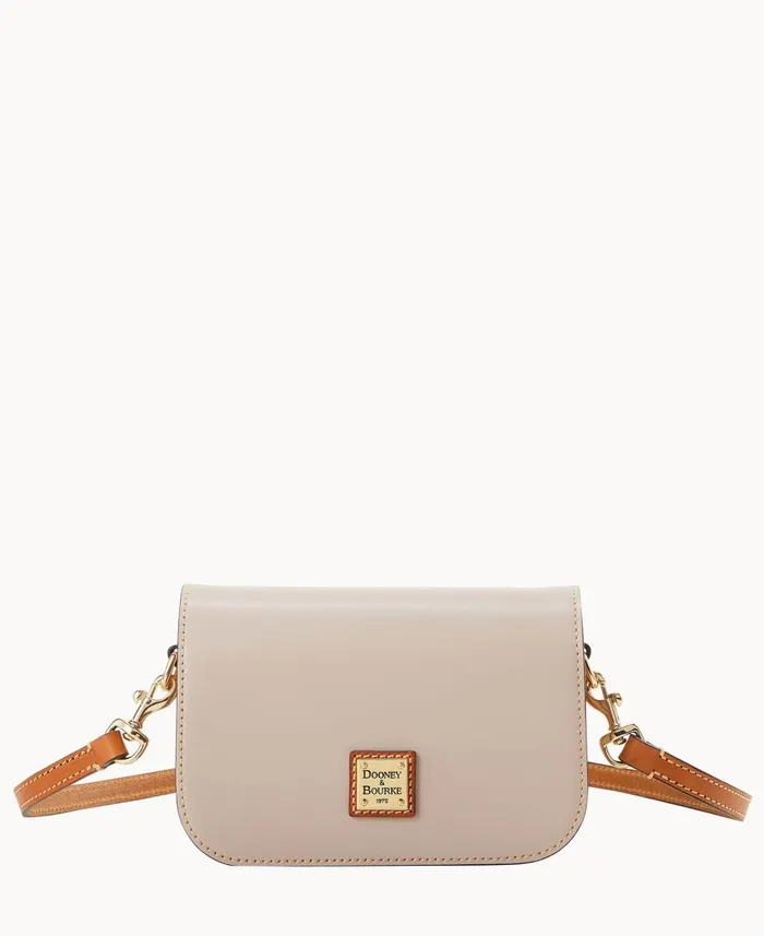 Dooney and Bourke Crossbodies Wexford Leather Kitty Crossbody Oyster 8211 WomenMen Dooney and Bourke Crossbodies Wexford Leather Kitty Crossbody Oyster 8211 WomenMen