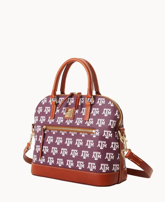 Dooney and Bourke Satchels Collegiate Texas Achr38M University Domed Zip Satchel Texas Aandm 8211 WomenMen Dooney and Bourke Satchels Collegiate Texas Achr38M University Domed Zip Satchel Texas Aandm 8211 WomenMen