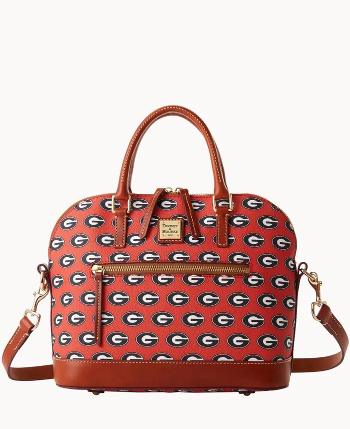 Dooney and Bourke Satchels Collegiate University Of Georgia Domed Zip Satchel U Of Georgia 8211 WomenMen Dooney and Bourke Satchels Collegiate University Of Georgia Domed Zip Satchel U Of Georgia 8211 WomenMen