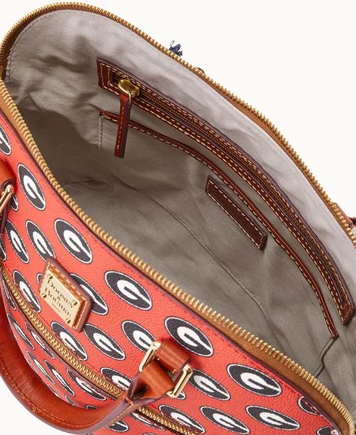 Dooney and Bourke Satchels Collegiate University Of Georgia Domed Zip Satchel U Of Georgia 8211 WomenMen Dooney and Bourke Satchels Collegiate University Of Georgia Domed Zip Satchel U Of Georgia 8211 WomenMen