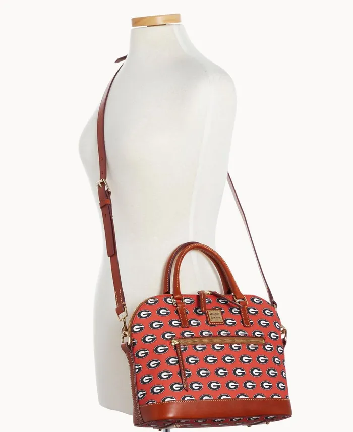 Dooney and Bourke Satchels Collegiate University Of Georgia Domed Zip Satchel U Of Georgia 8211 WomenMen Dooney and Bourke Satchels Collegiate University Of Georgia Domed Zip Satchel U Of Georgia 8211 WomenMen