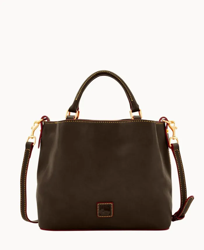 Dooney and Bourke Satchels Florentine Small Brenna Brown Tmoro 8211 WomenMen