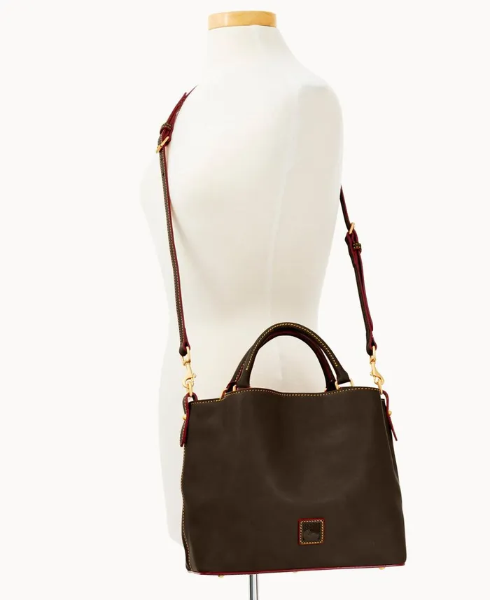 Dooney and Bourke Satchels Florentine Small Brenna Brown Tmoro 8211 WomenMen
