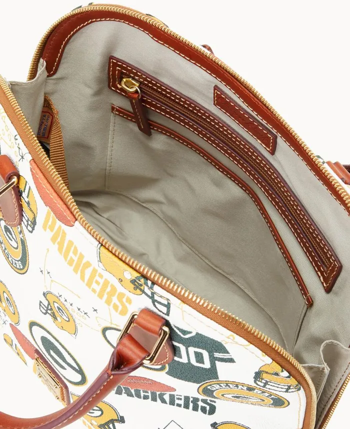 Dooney and Bourke Satchels NFL Packers Zip Zip Satchel Packers 8211 WomenMen