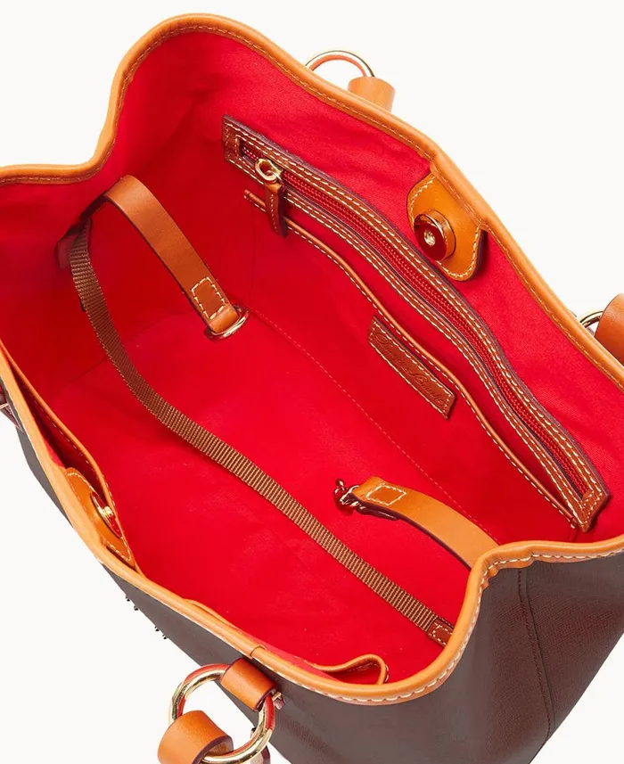 Dooney and Bourke Satchels Saffiano Small Briana Amber 8211 WomenMen