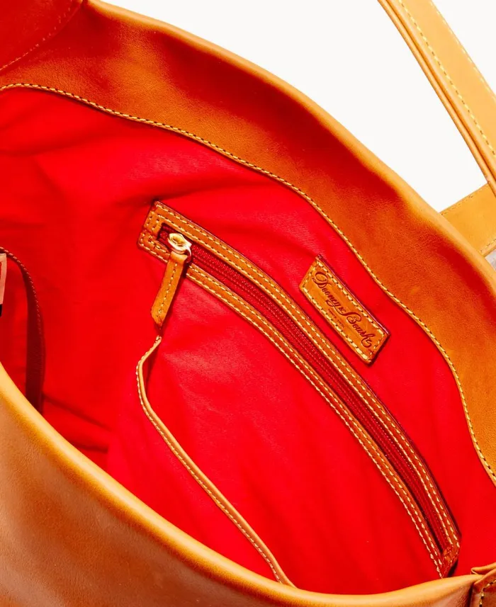 Dooney and Bourke Shoulder Bags Florentine Logo Lock Shoulder Bag Natural 8211 WomenMen Dooney and Bourke Shoulder Bags Florentine Logo Lock Shoulder Bag Natural 8211 WomenMen