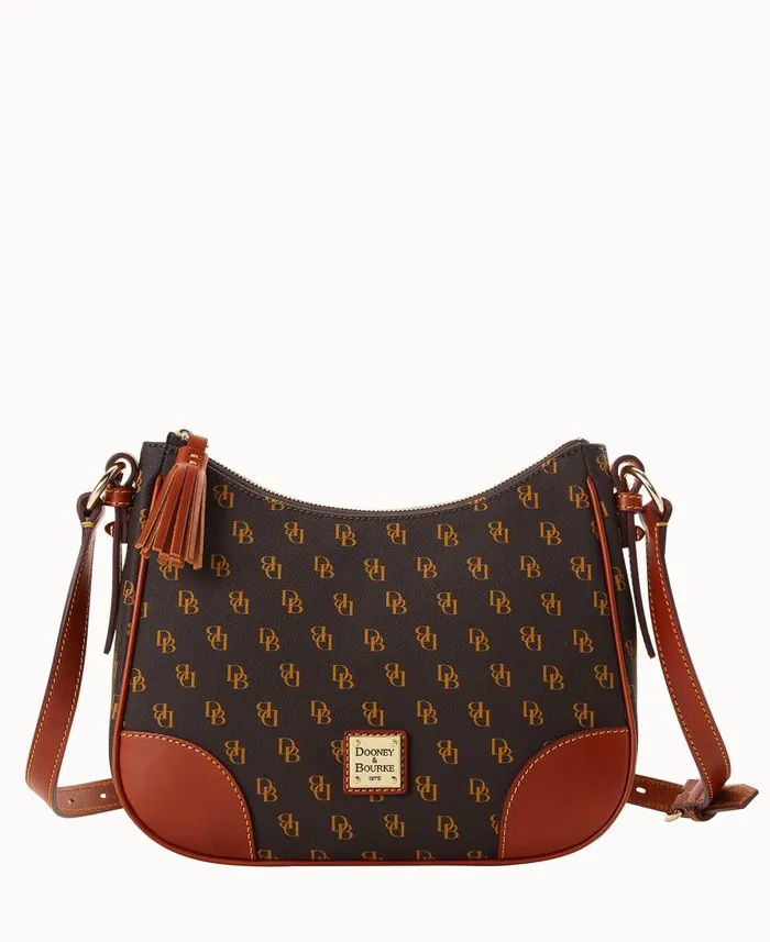 Dooney and Bourke Shoulder Bags Gretta Crossbody Hobo Brown Tmoro 8211 WomenMen Dooney and Bourke Shoulder Bags Gretta Crossbody Hobo Brown Tmoro 8211 WomenMen
