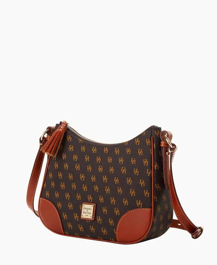 Dooney and Bourke Shoulder Bags Gretta Crossbody Hobo Brown Tmoro 8211 WomenMen Dooney and Bourke Shoulder Bags Gretta Crossbody Hobo Brown Tmoro 8211 WomenMen