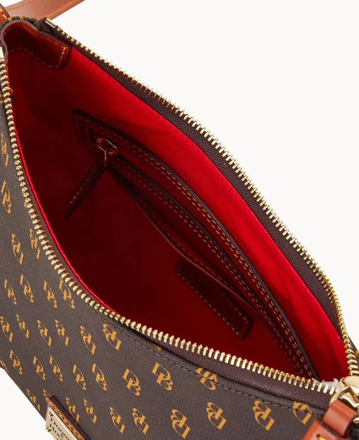 Dooney and Bourke Shoulder Bags Gretta Crossbody Hobo Brown Tmoro 8211 WomenMen Dooney and Bourke Shoulder Bags Gretta Crossbody Hobo Brown Tmoro 8211 WomenMen