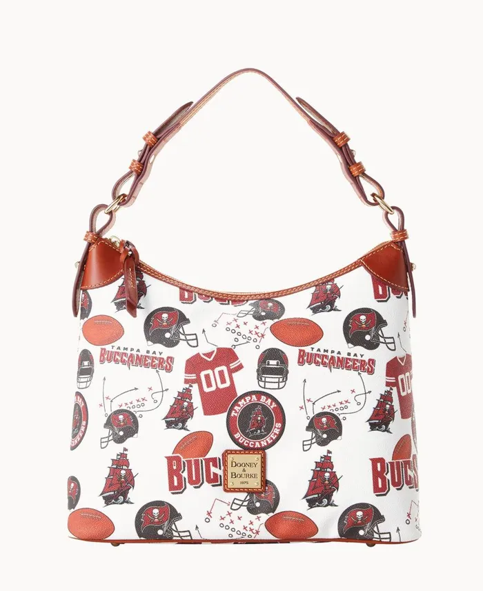 Dooney and Bourke Shoulder Bags NFL Buccaneers Hobo Buccaneers 8211 WomenMen