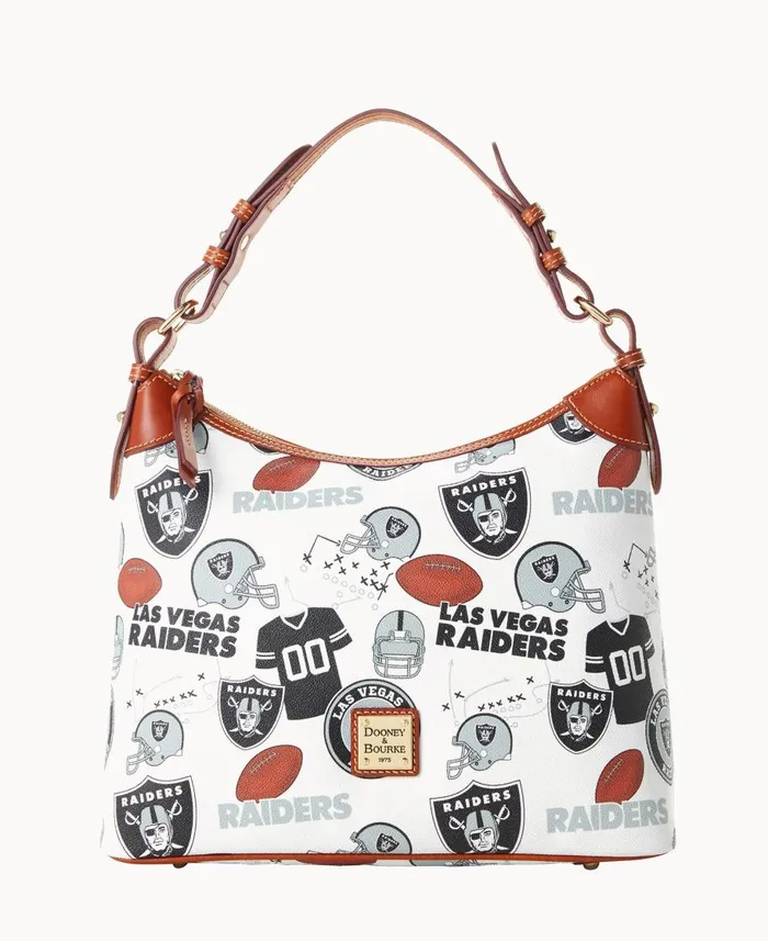 Dooney and Bourke Shoulder Bags NFL Raiders Hobo Raiders 8211 WomenMen