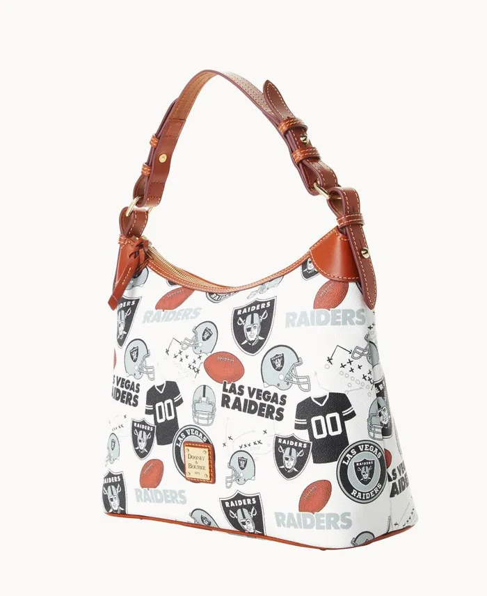Dooney and Bourke Shoulder Bags NFL Raiders Hobo Raiders 8211 WomenMen