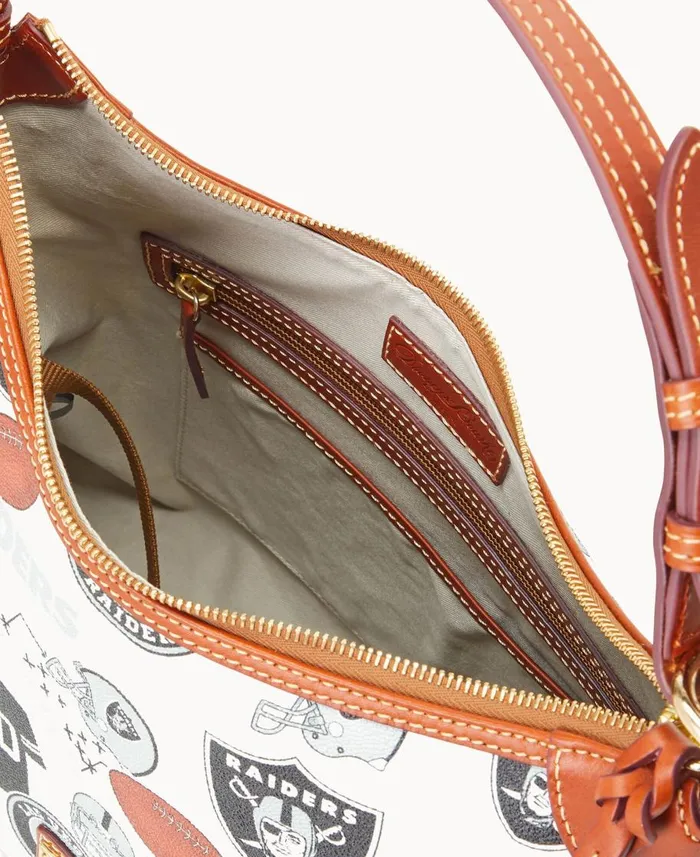 Dooney and Bourke Shoulder Bags NFL Raiders Hobo Raiders 8211 WomenMen