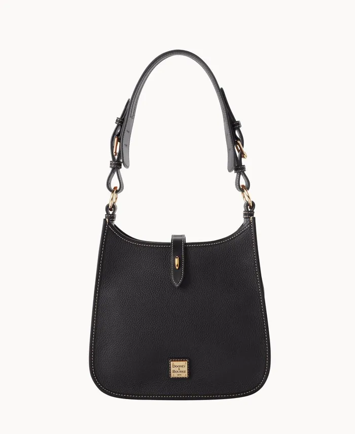 Dooney and Bourke Shoulder Bags Pebble Grain Messenger Black Black 8211 WomenMen Dooney and Bourke Shoulder Bags Pebble Grain Messenger Black Black 8211 WomenMen