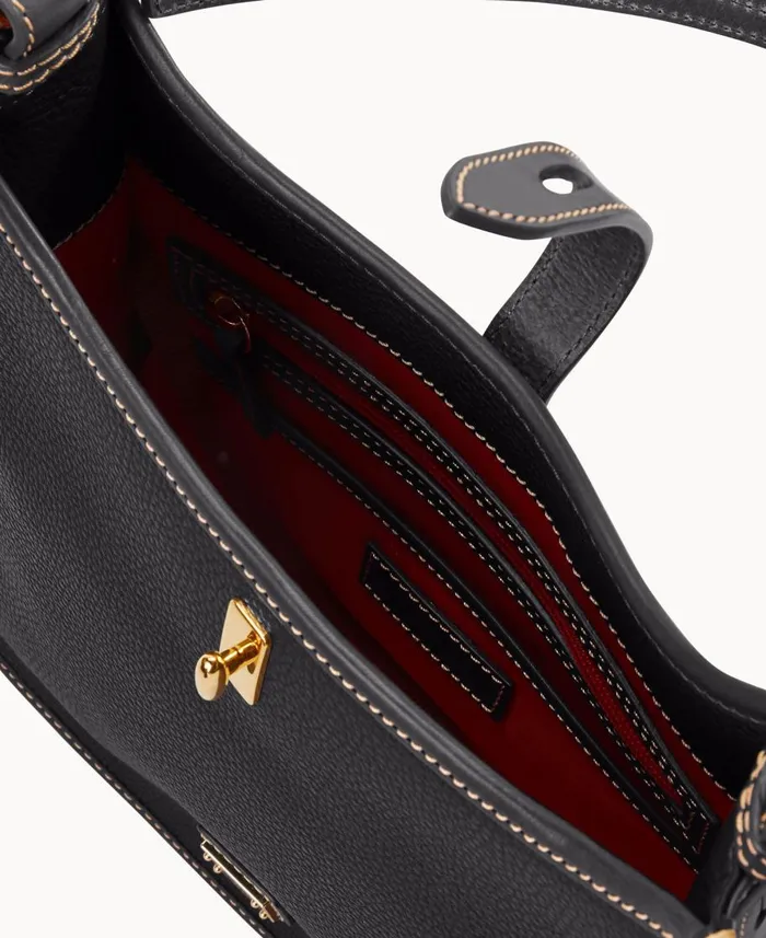 Dooney and Bourke Shoulder Bags Pebble Grain Messenger Black Black 8211 WomenMen Dooney and Bourke Shoulder Bags Pebble Grain Messenger Black Black 8211 WomenMen