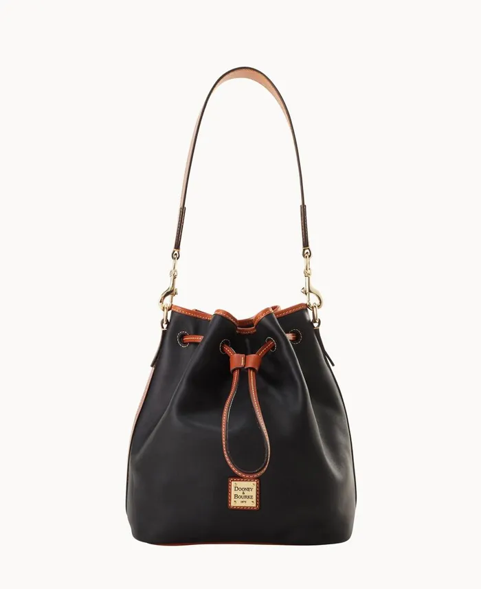 Dooney and Bourke Shoulder Bags Penrose Drawstring Black 8211 WomenMen