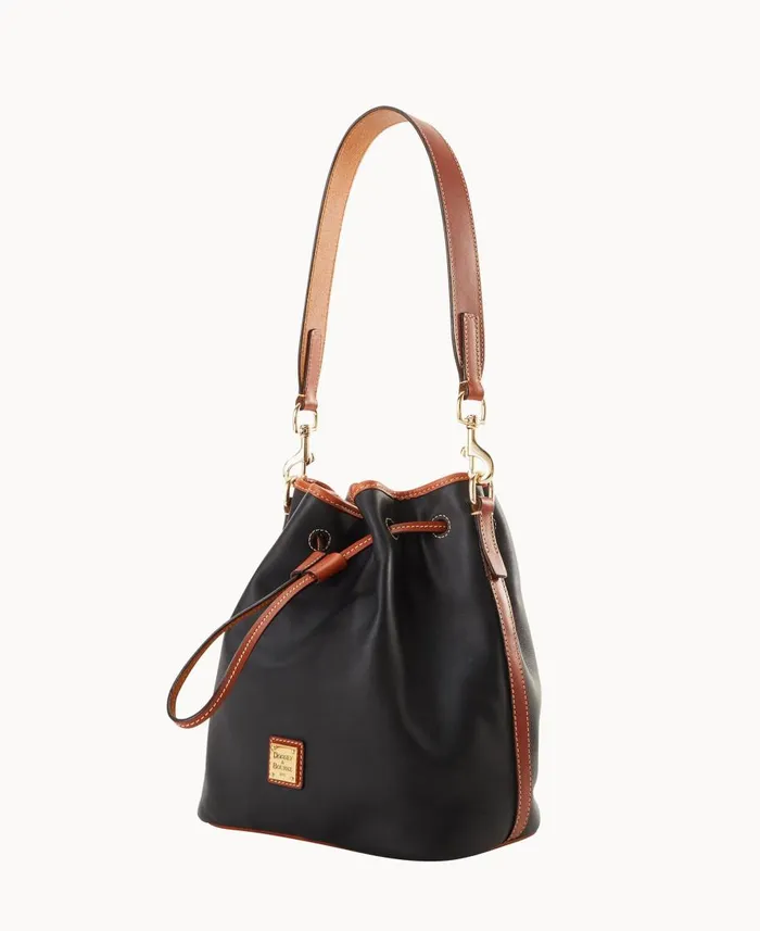 Dooney and Bourke Shoulder Bags Penrose Drawstring Black 8211 WomenMen