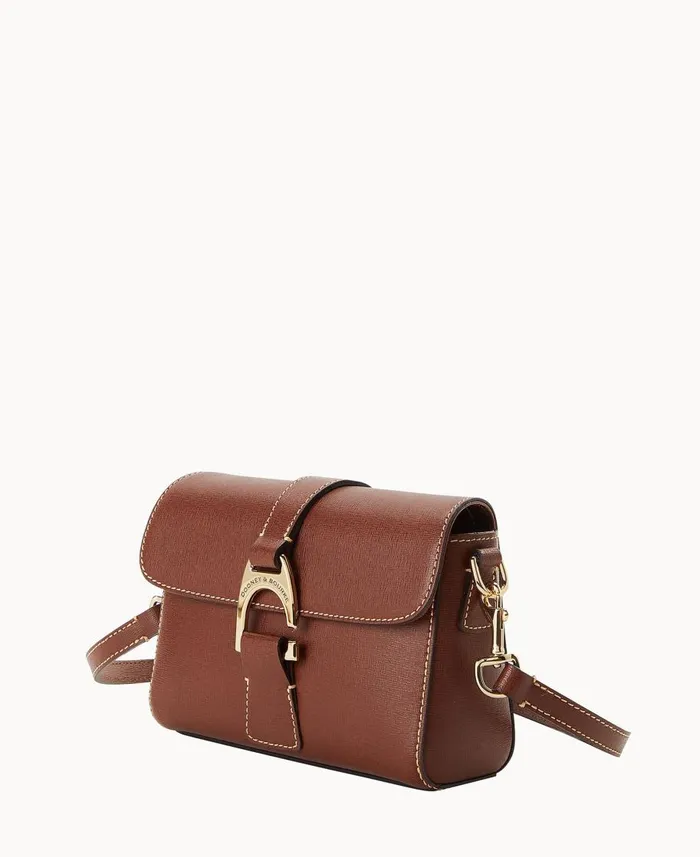 Dooney and Bourke Shoulder Bags Saffiano Kyra Bag Amber 8211 WomenMen