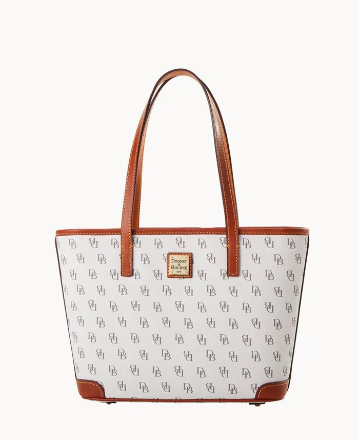 Dooney and Bourke Totes Gretta Small Charleston Shopper Bone 8211 WomenMen