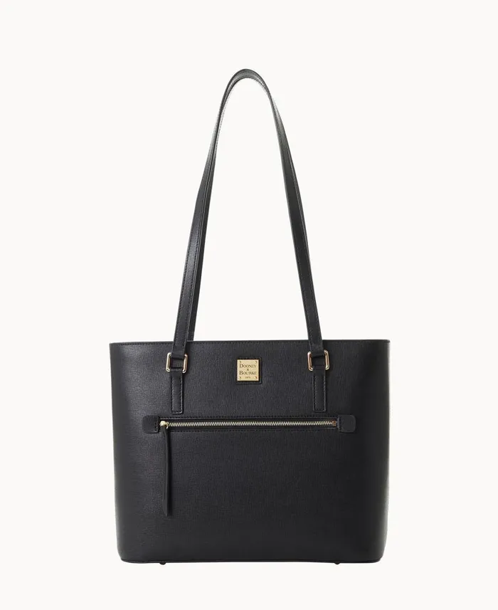 Dooney and Bourke Totes Saffiano Shopper Black 8211 WomenMen