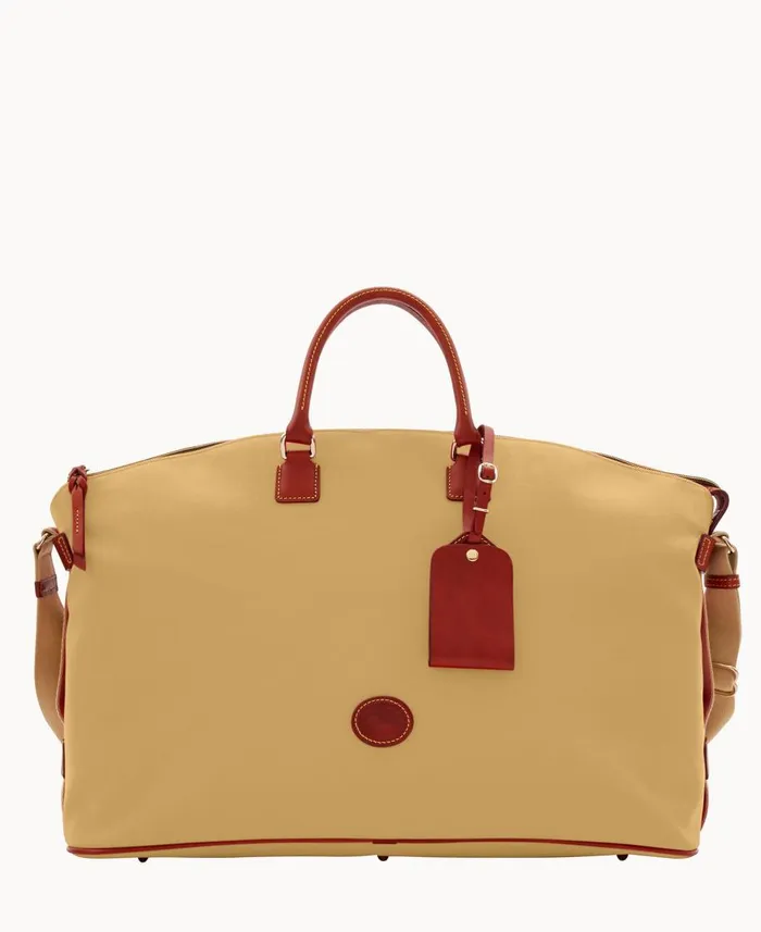 Dooney and Bourke Travel Nylon Weekender Khaki 8211 WomenMen