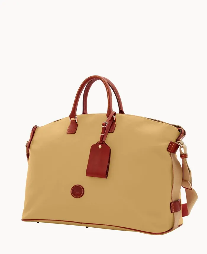 Dooney and Bourke Travel Nylon Weekender Khaki 8211 WomenMen