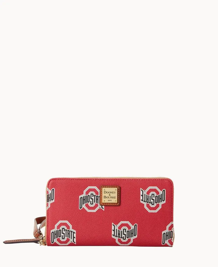 Dooney and Bourke Wallets Collegiate Ohio State University Large Zip Around Wristlet Ohio State 8211 WomenMen Dooney and Bourke Wallets Collegiate Ohio State University Large Zip Around Wristlet Ohio State 8211 WomenMen