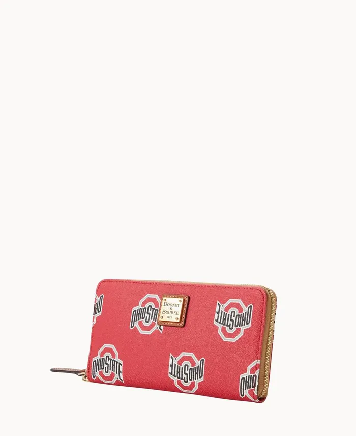 Dooney and Bourke Wallets Collegiate Ohio State University Large Zip Around Wristlet Ohio State 8211 WomenMen Dooney and Bourke Wallets Collegiate Ohio State University Large Zip Around Wristlet Ohio State 8211 WomenMen