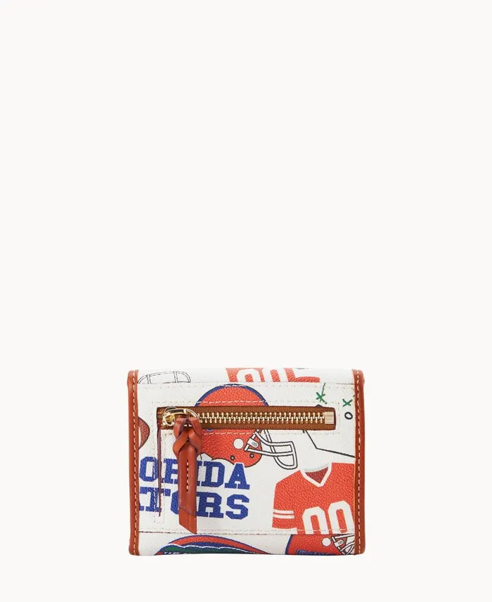 Dooney and Bourke Wallets Collegiate University Of Florida Flap Credit Card Wallet University Of Florid 8211 WomenMen
