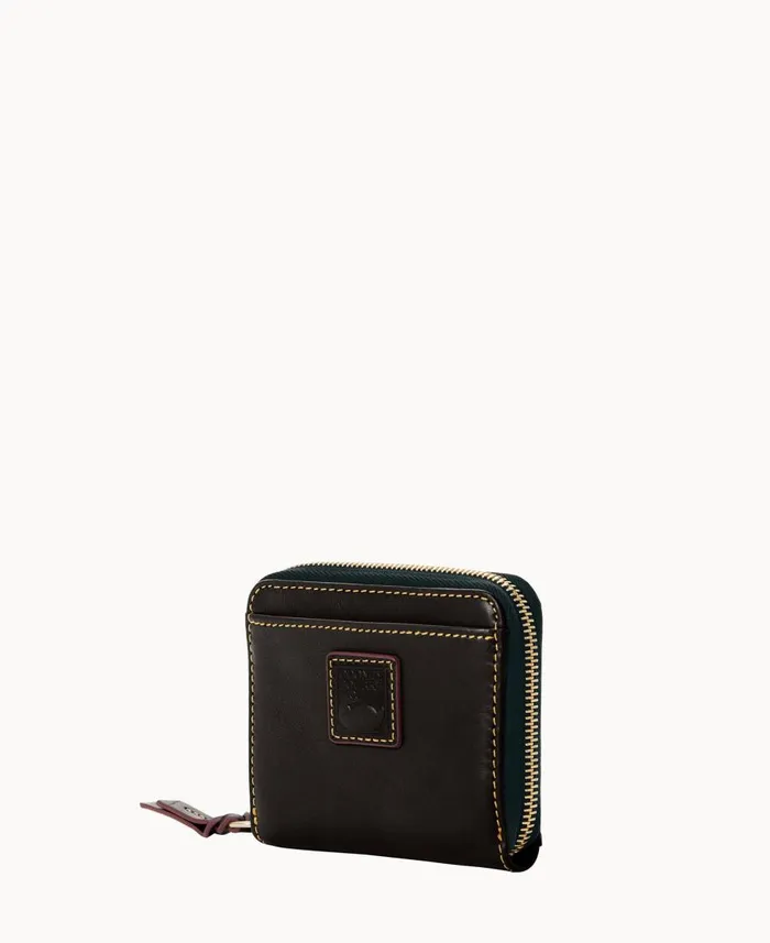 Dooney and Bourke Wallets Florentine Small Zip Around Wallet Black Black 8211 WomenMen Dooney and Bourke Wallets Florentine Small Zip Around Wallet Black Black 8211 WomenMen