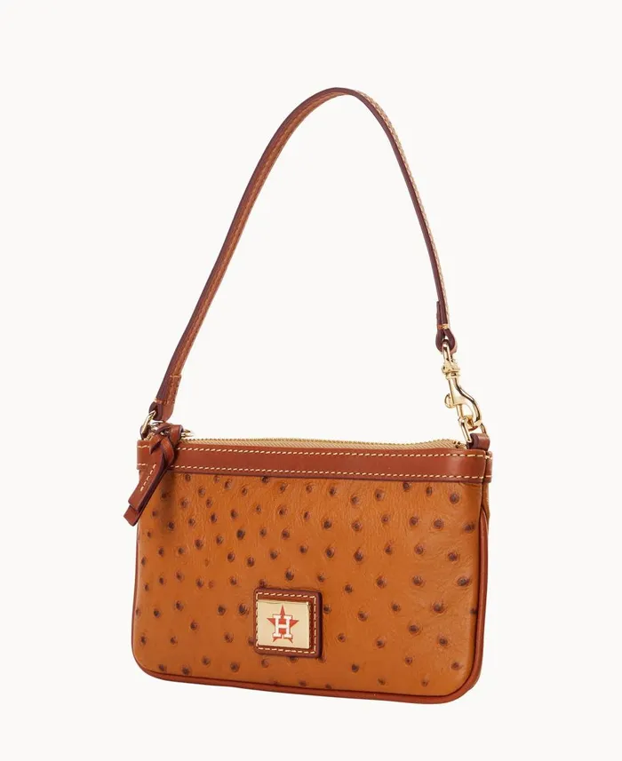 Dooney and Bourke Wallets MLB Astros Large Slim Wristlet Astros 8211 WomenMen