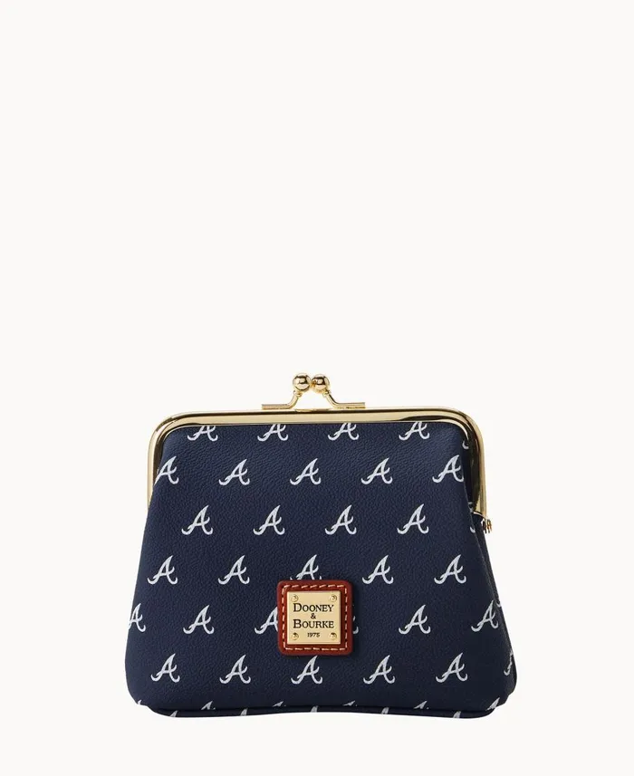 Dooney and Bourke Wallets MLB Braves Large Framed Purse Braves 8211 WomenMen