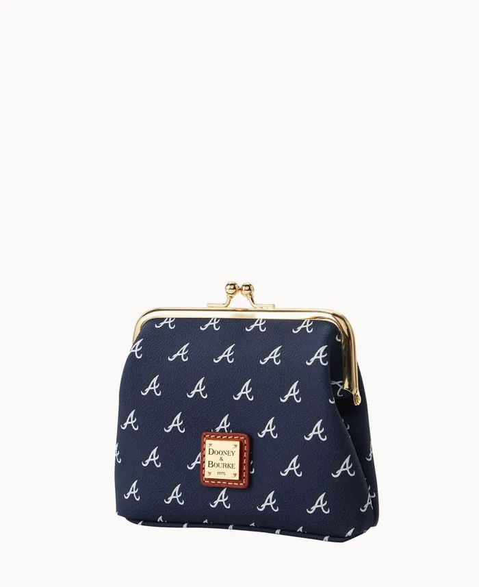 Dooney and Bourke Wallets MLB Braves Large Framed Purse Braves 8211 WomenMen
