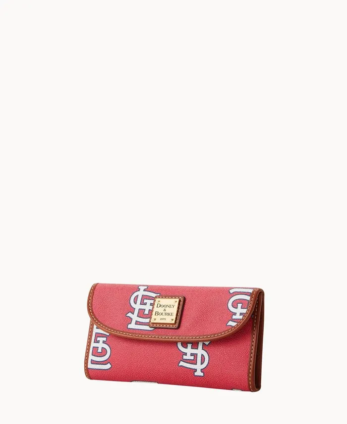 Dooney and Bourke Wallets MLB Cardinals Continental Clutch Cardinals 8211 WomenMen Dooney and Bourke Wallets MLB Cardinals Continental Clutch Cardinals 8211 WomenMen