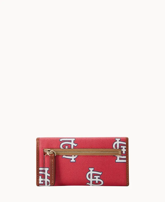Dooney and Bourke Wallets MLB Cardinals Continental Clutch Cardinals 8211 WomenMen Dooney and Bourke Wallets MLB Cardinals Continental Clutch Cardinals 8211 WomenMen