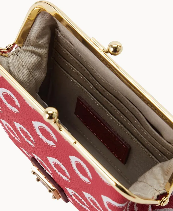 Dooney and Bourke Wallets MLB Reds Large Framed Purse Reds 8211 WomenMen