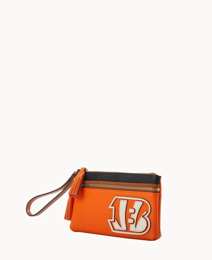 Dooney and Bourke Wallets NFL Bengals Double Zip Wristlet Bengals 8211 WomenMen Dooney and Bourke Wallets NFL Bengals Double Zip Wristlet Bengals 8211 WomenMen