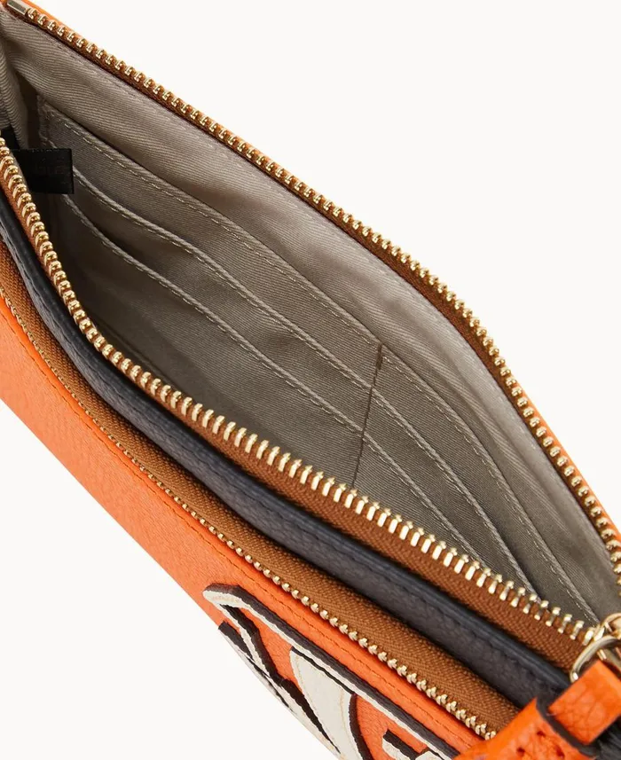 Dooney and Bourke Wallets NFL Bengals Double Zip Wristlet Bengals 8211 WomenMen Dooney and Bourke Wallets NFL Bengals Double Zip Wristlet Bengals 8211 WomenMen