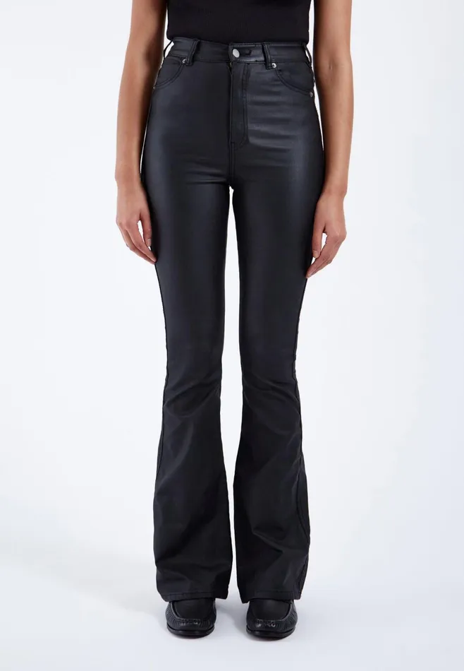 Dr Denim Flare and Bootcut Women Moxy Flare 8211 Black Metal Black Metal