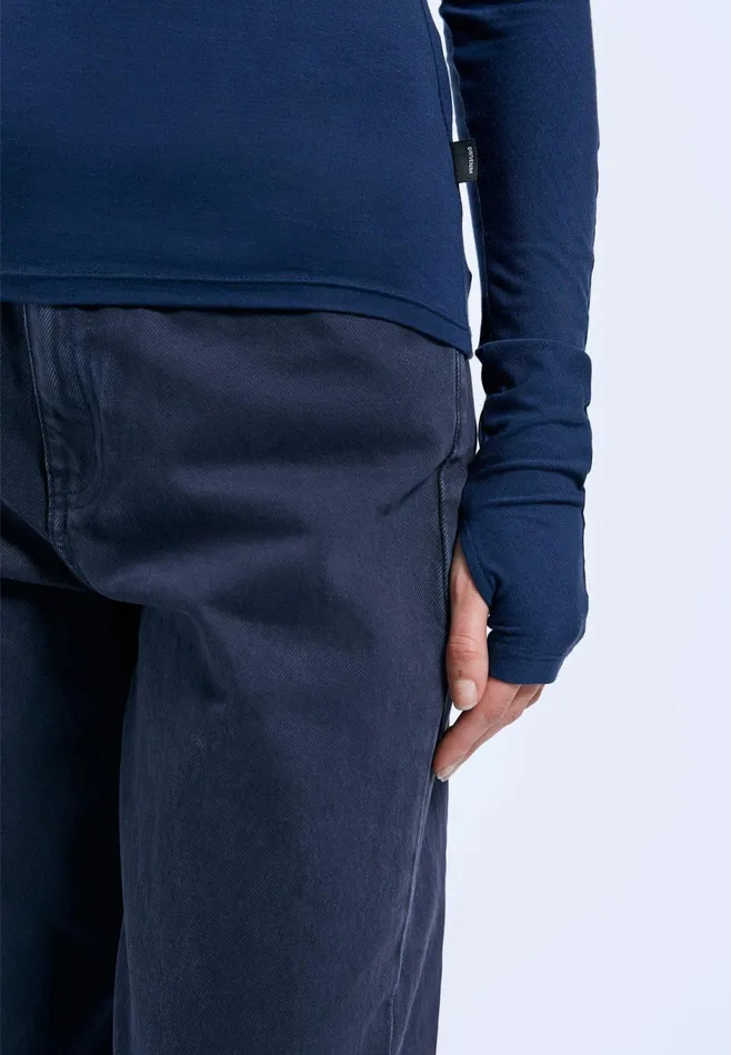Dr Denim Longsleeves Women Aria Top 8211 Blue Space Blue Space