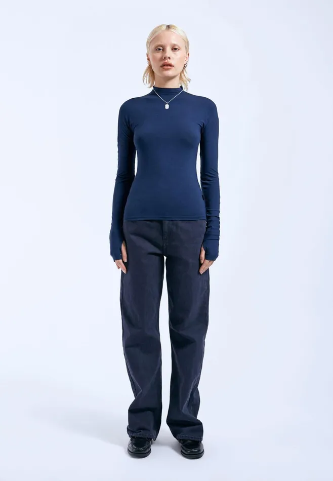 Dr Denim Longsleeves Women Aria Top 8211 Blue Space Blue Space