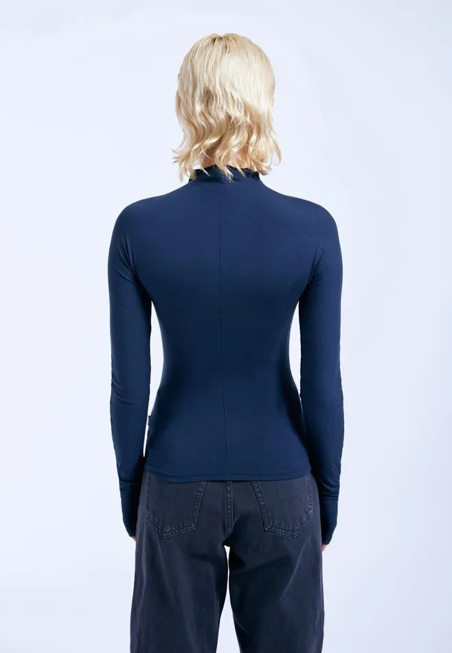 Dr Denim Longsleeves Women Aria Top 8211 Blue Space Blue Space