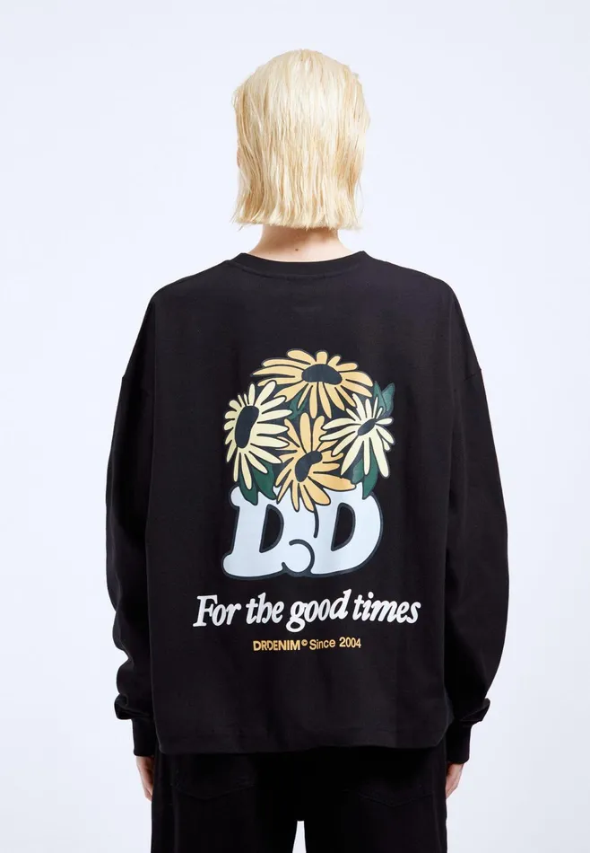 Dr Denim Longsleeves Women Lily Longsleeve 8211 Black DD Daisy Black Dd Daisy