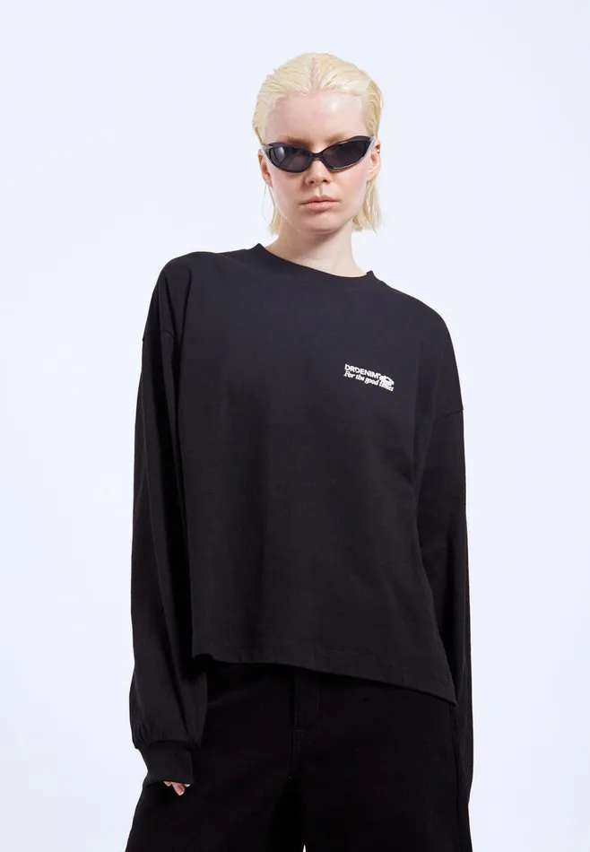 Dr Denim Longsleeves Women Lily Longsleeve 8211 Black DD Daisy Black Dd Daisy